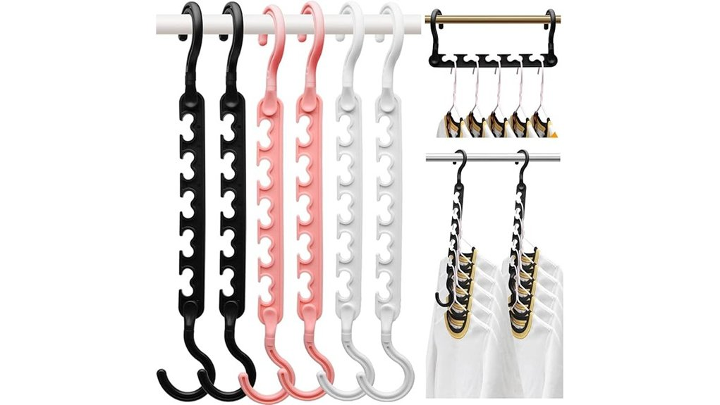 closet organizers and hangers