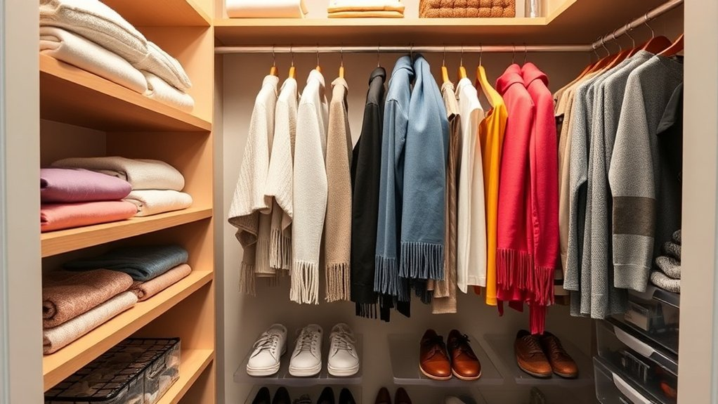 clothes organization and categorization