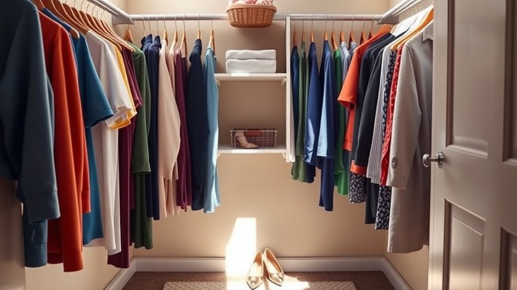 clutter free closet benefits