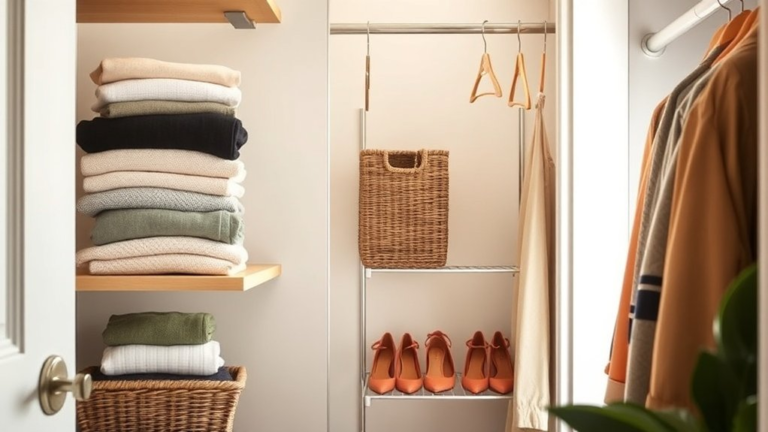clutter free closet organization tips
