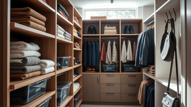 clutter free closet solutions