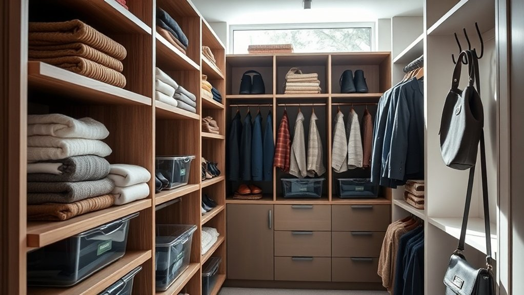 clutter free closet solutions