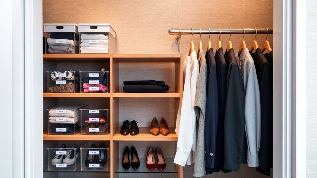 clutter free closet solutions