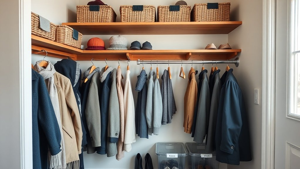 coat closet organization checklist