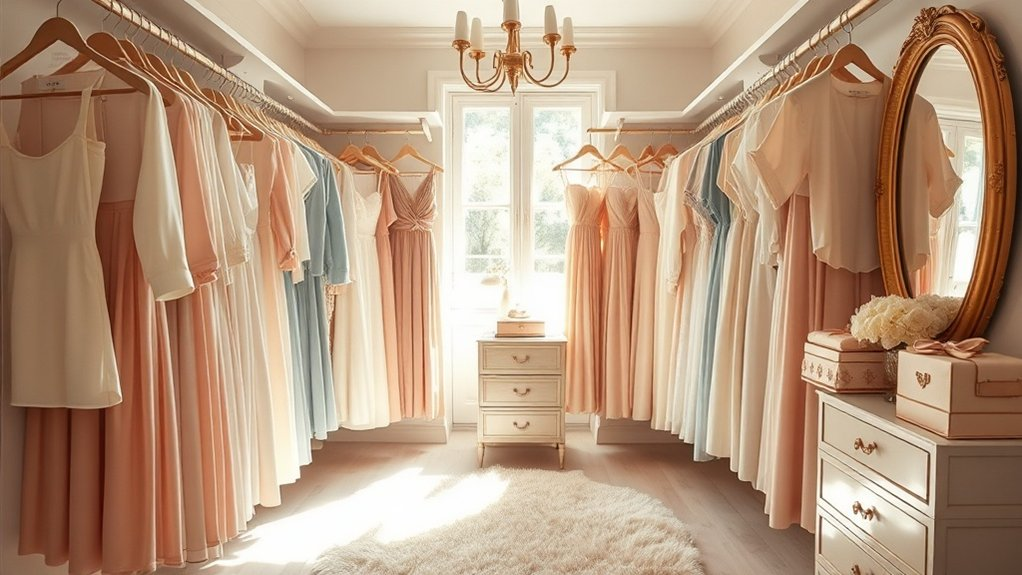 cohesive closet color harmony