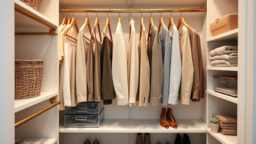 cohesive curated closet upgrades