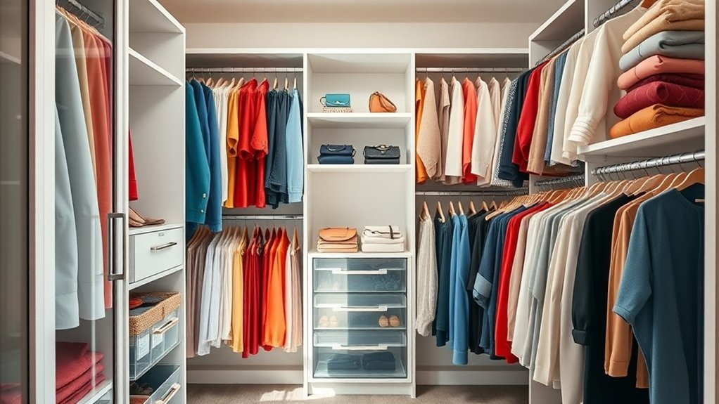 color coded closet organization benefits
