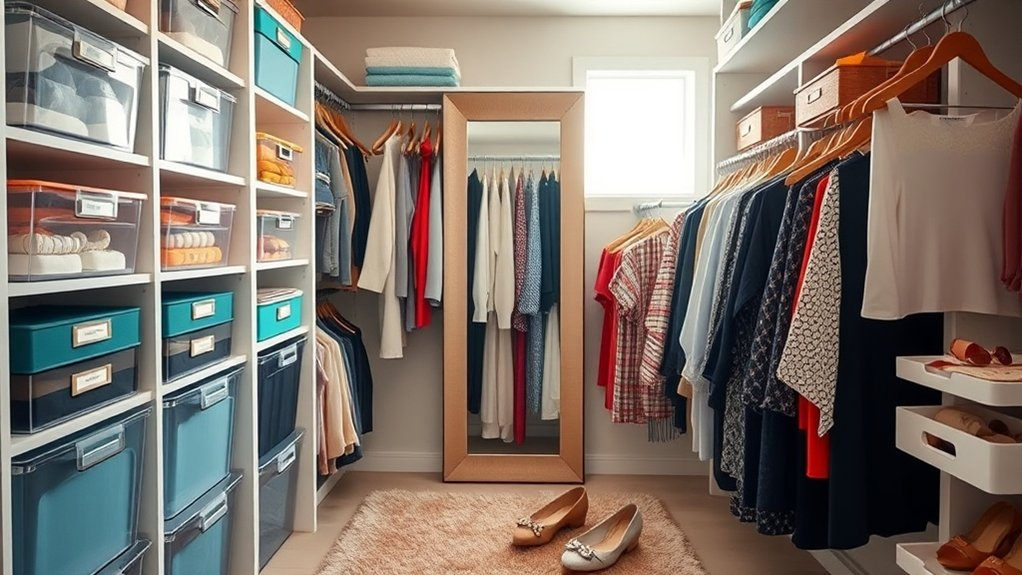 color coded closet organization essentials