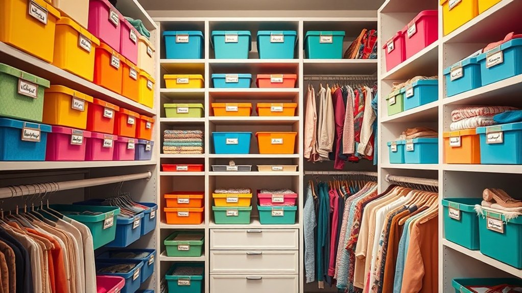 color coded closet organization tips