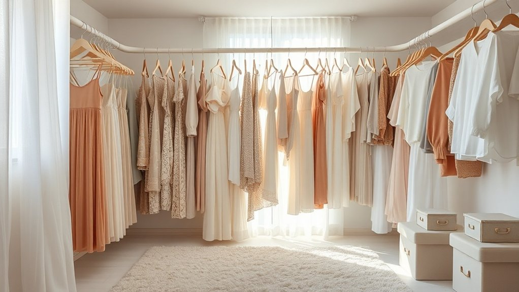 colorful closet organization tips