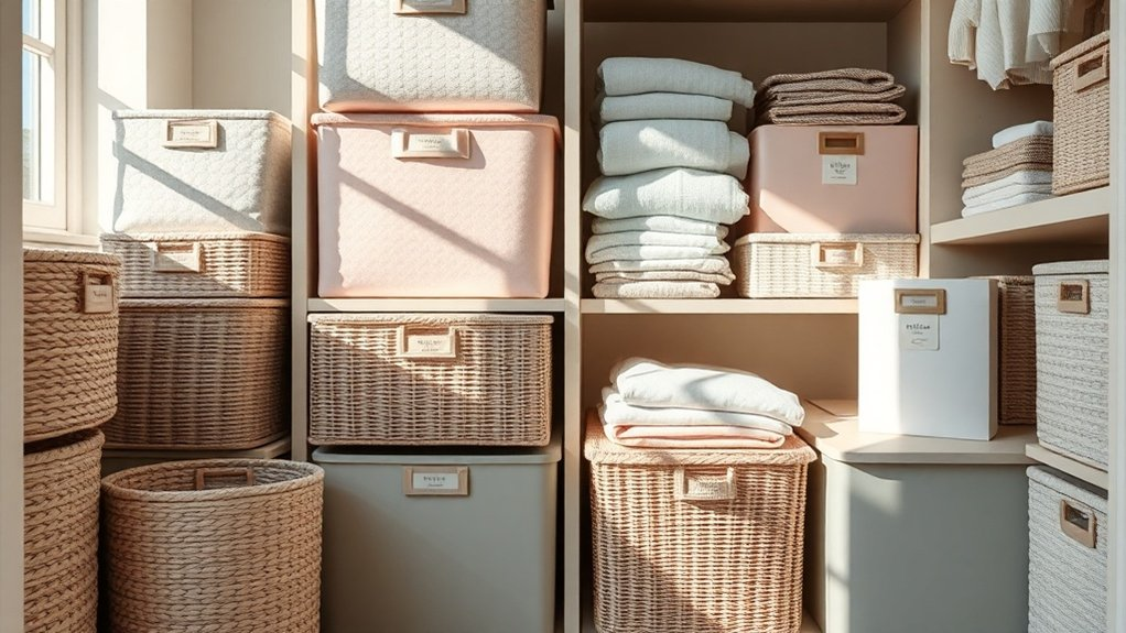 colorful closet organization tips