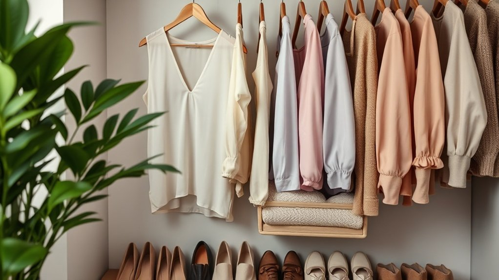 colorful organized closet transformation