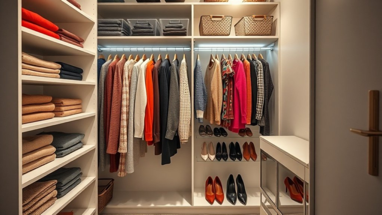 compact closet organization ideas