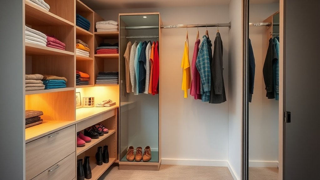 compact storage for small spaces