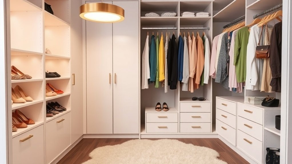 cozy closet organization essentials
