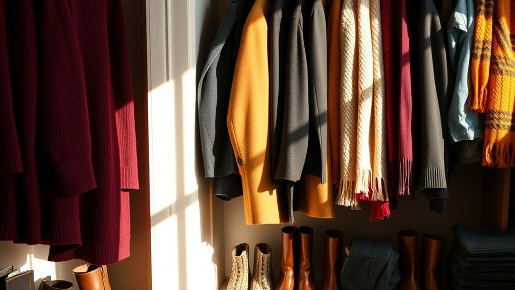 cozy seasonal wardrobe transition