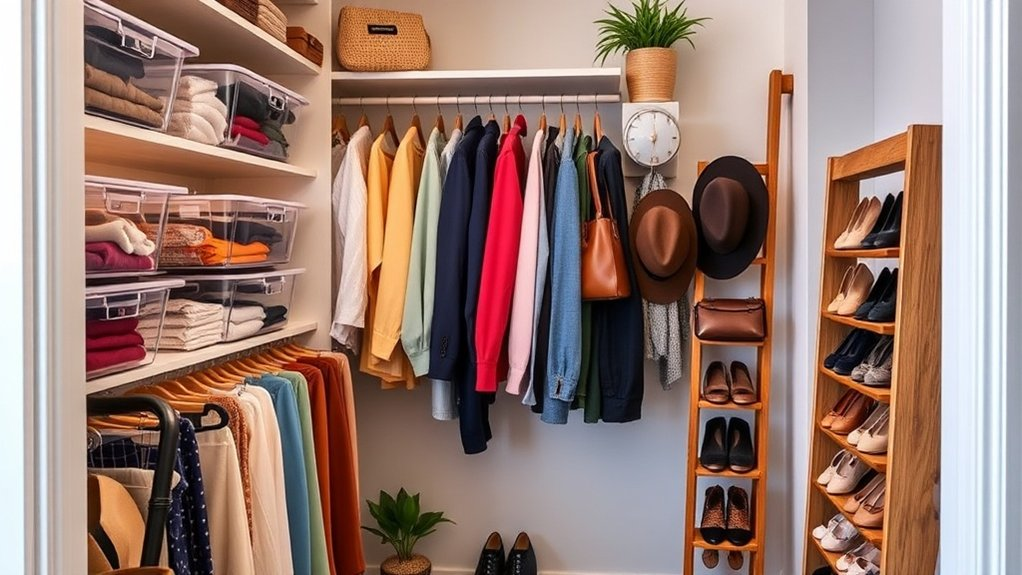 creative closet organization hacks