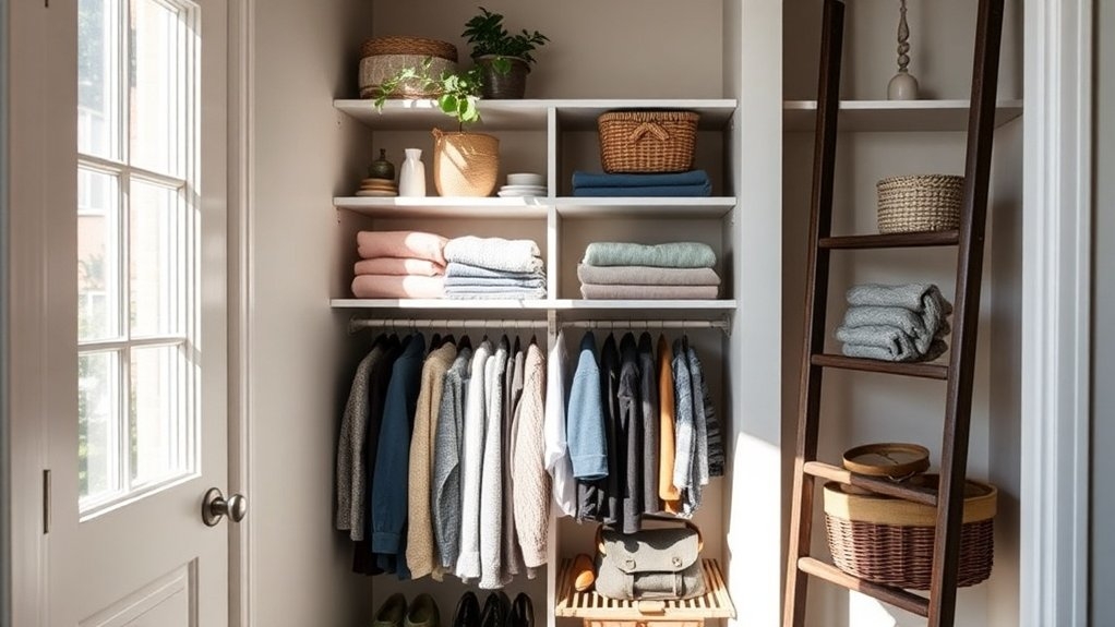 creative closet organization tips