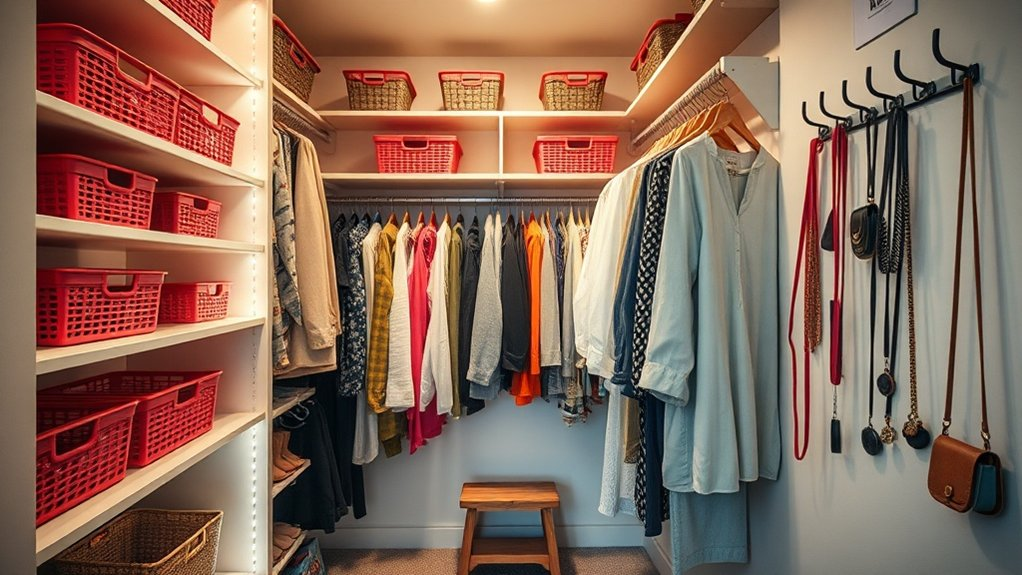 creative closet organization tips