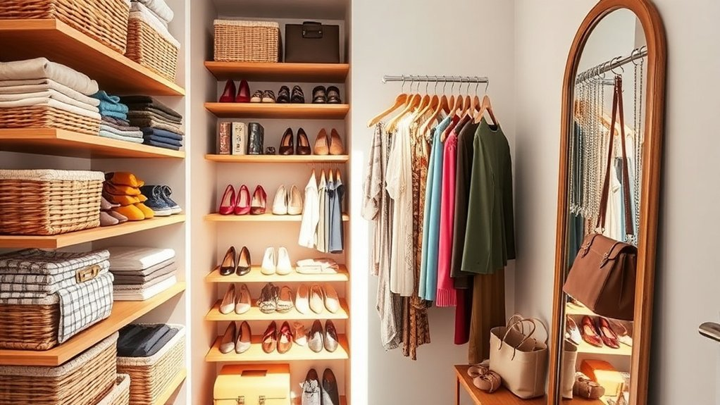 creative closet organization tips