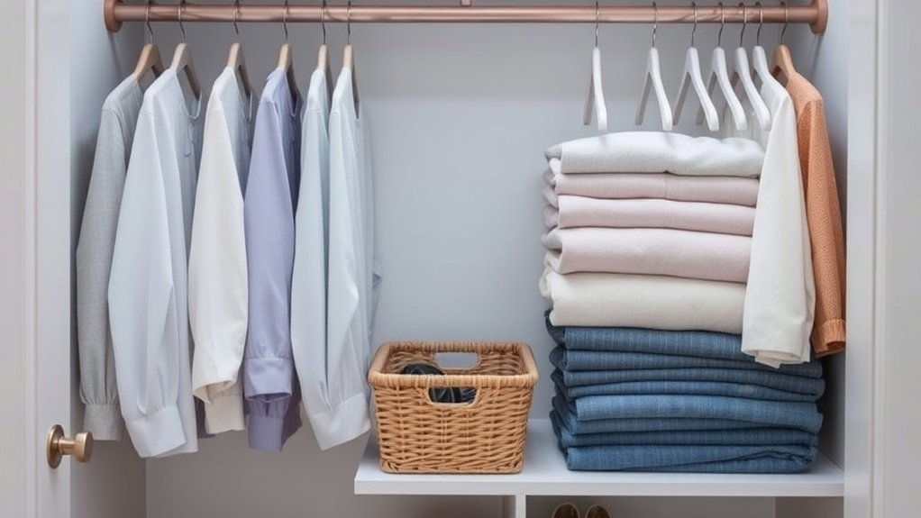 creative closet organization tips