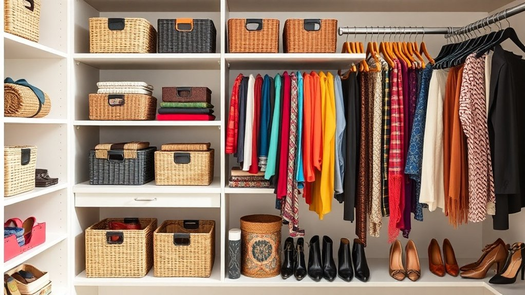 creative closet organization tips