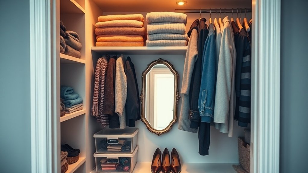 creative small closet solutions