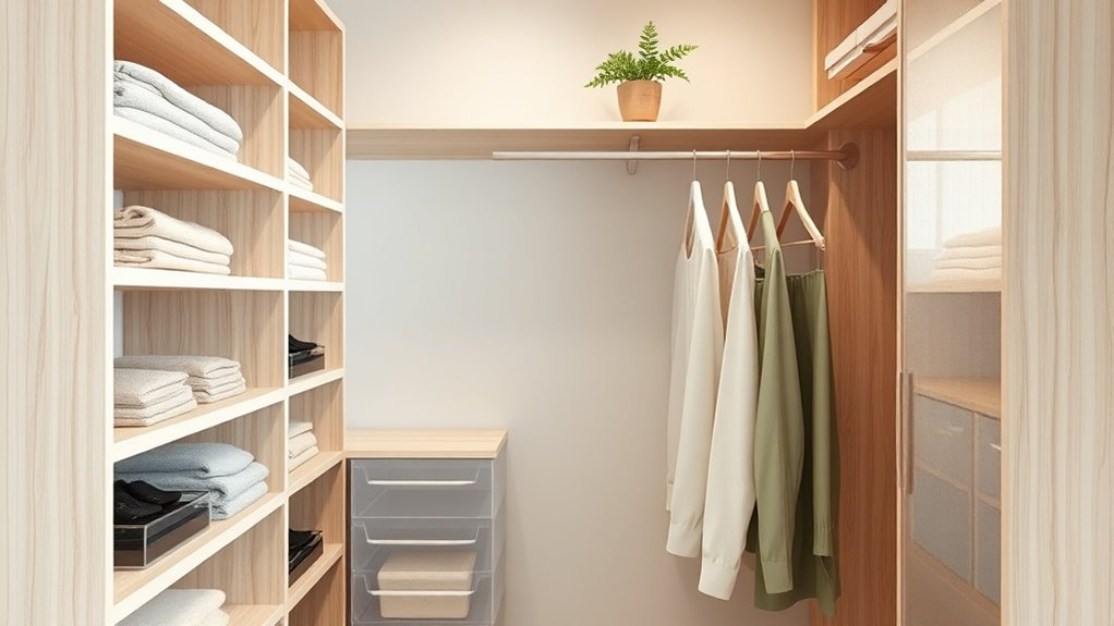 creative small closet solutions