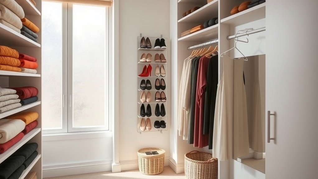 creative small closet solutions