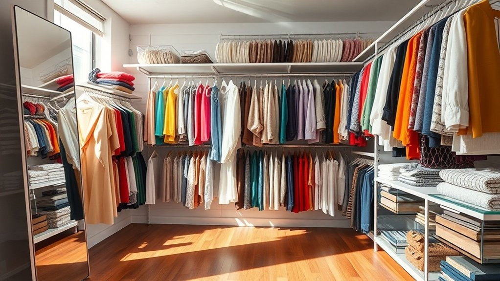creative wardrobe storage solutions