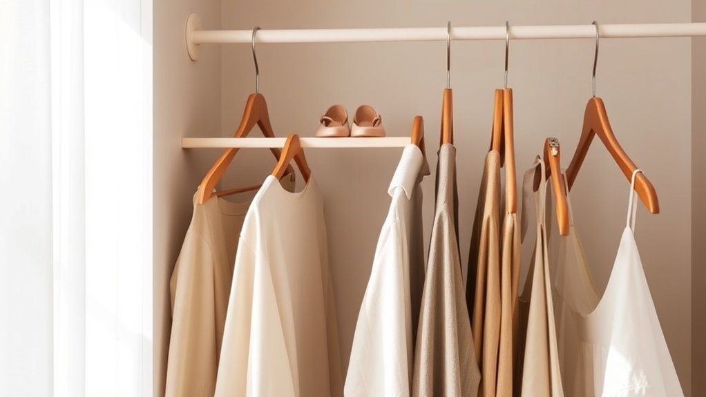 curate intentional wardrobe pieces