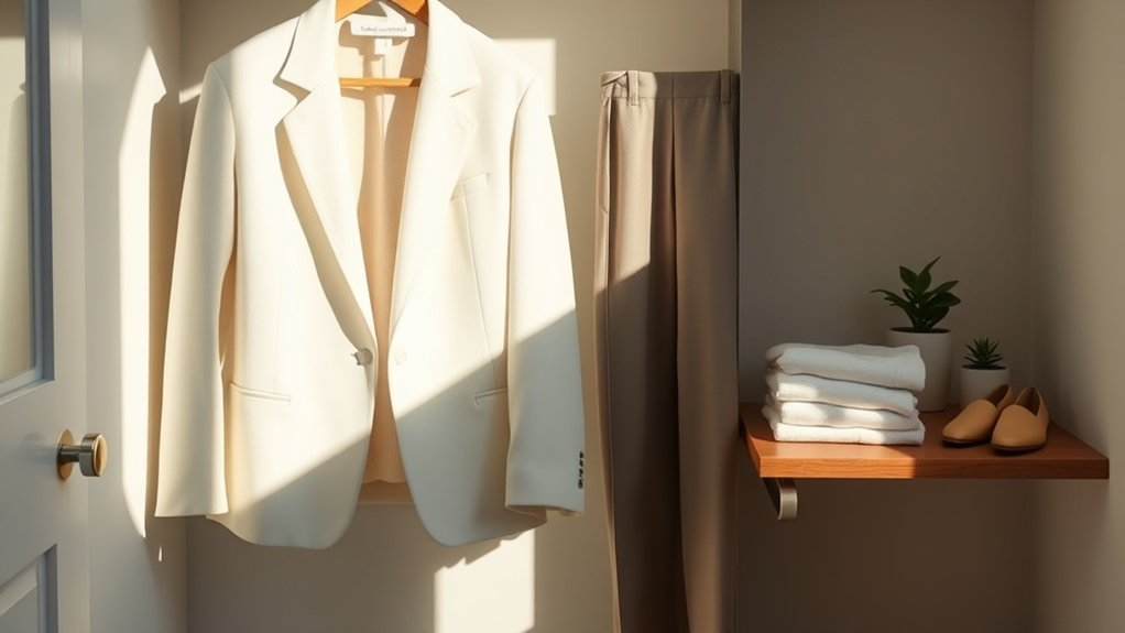 curate stylish minimal wardrobe