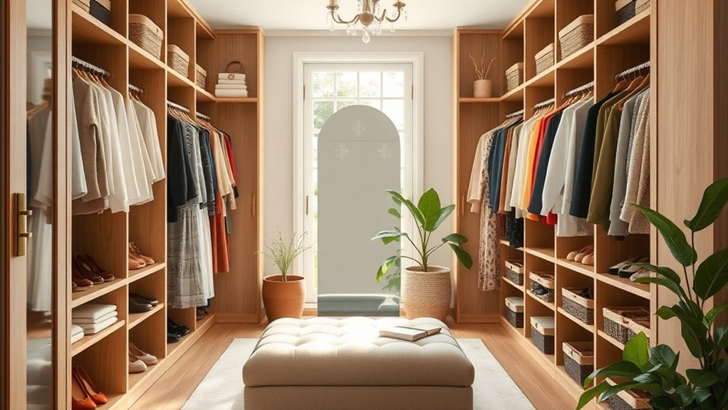 curated closet inspired organization