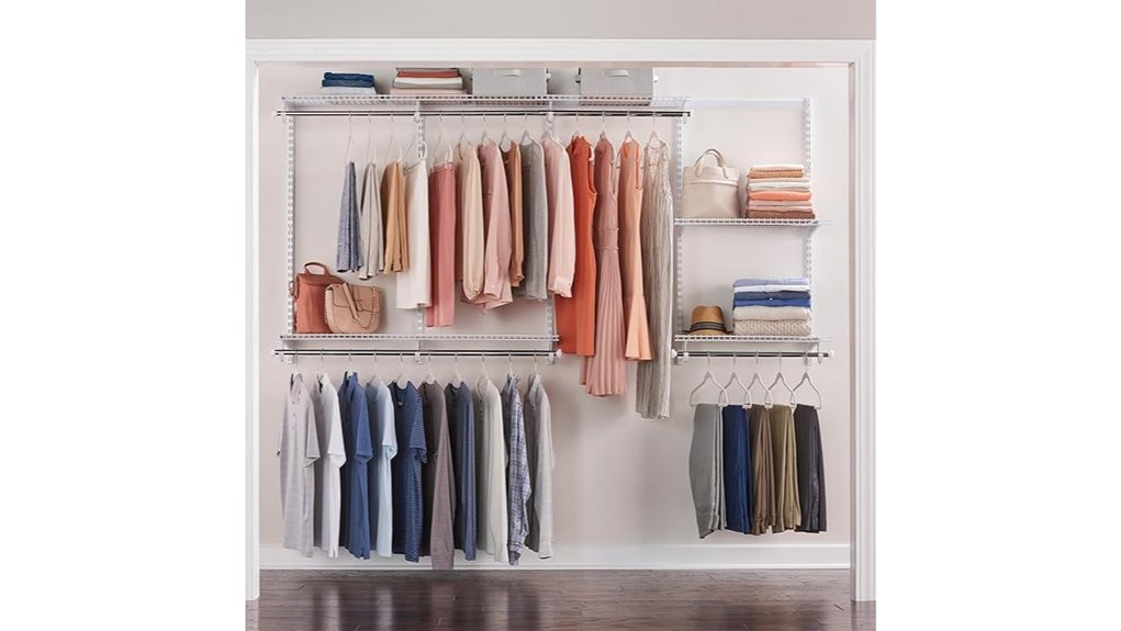customizable closet organization system