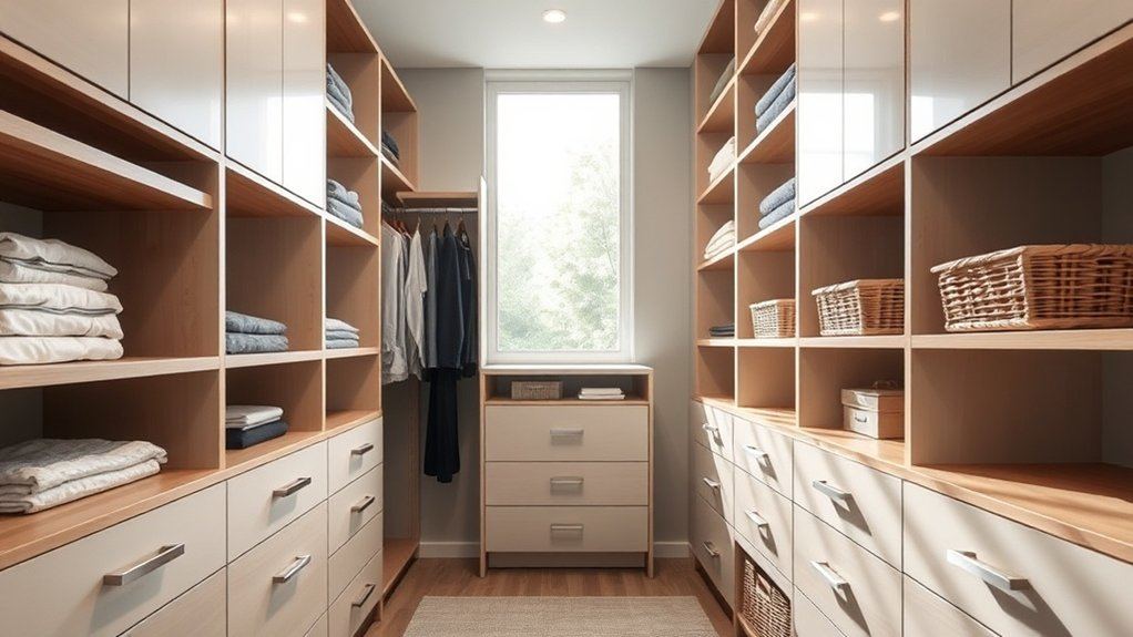 customizable modular closet design
