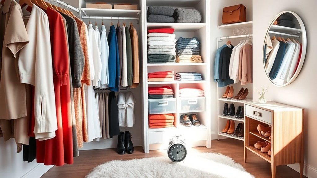 daily closet organization tips