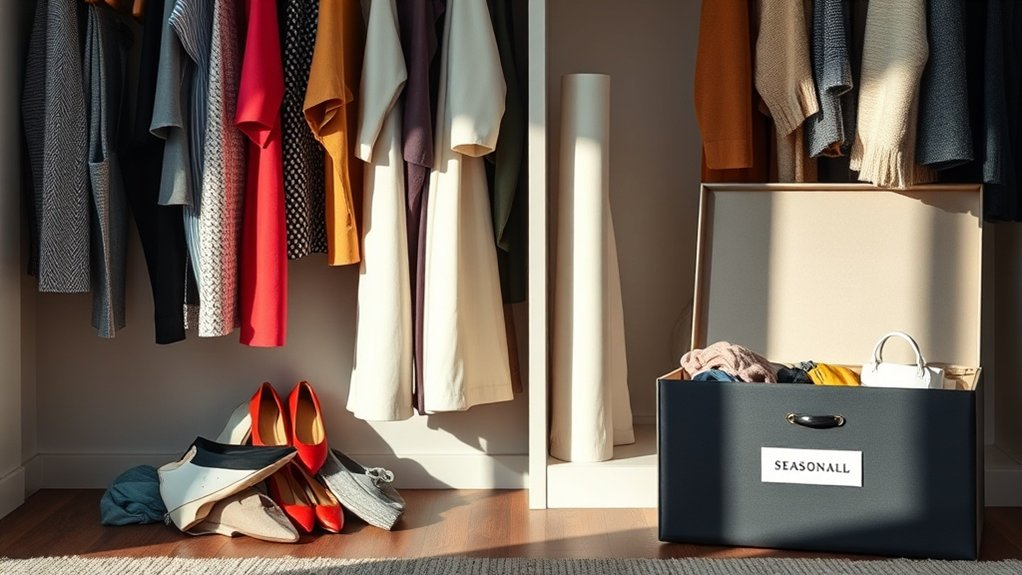 declutter and organize closet