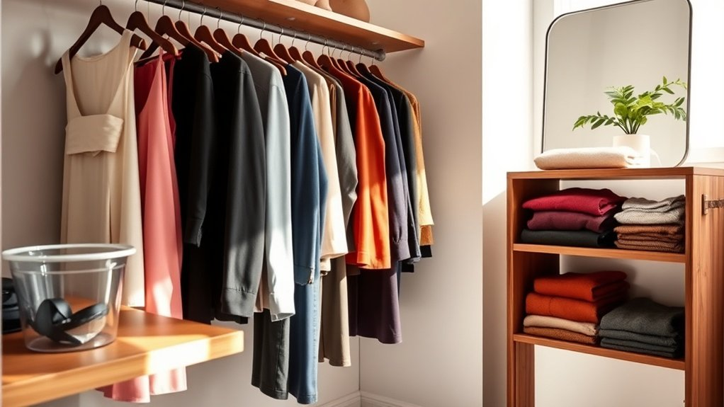 declutter and organize closet