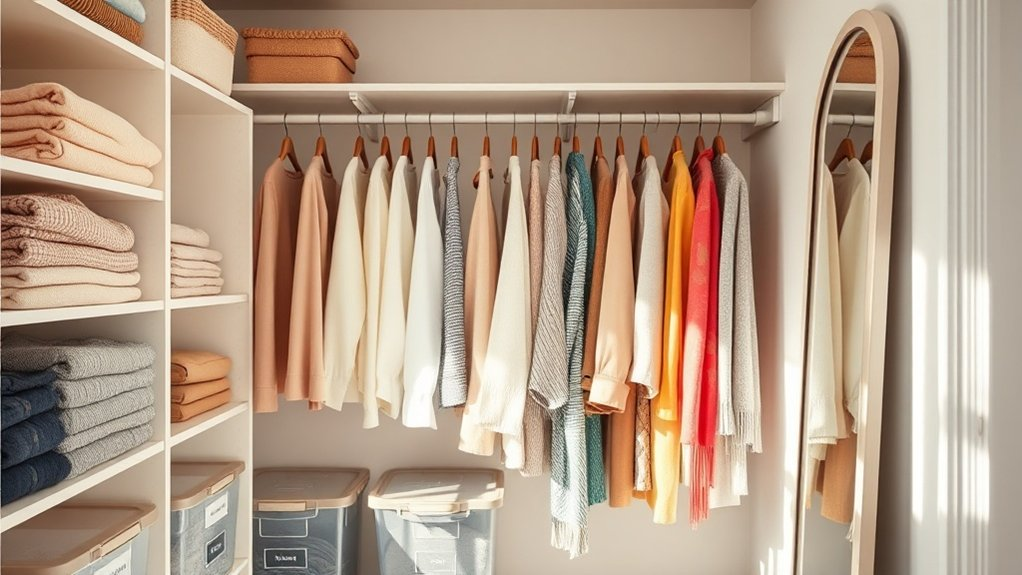declutter and organize wardrobe