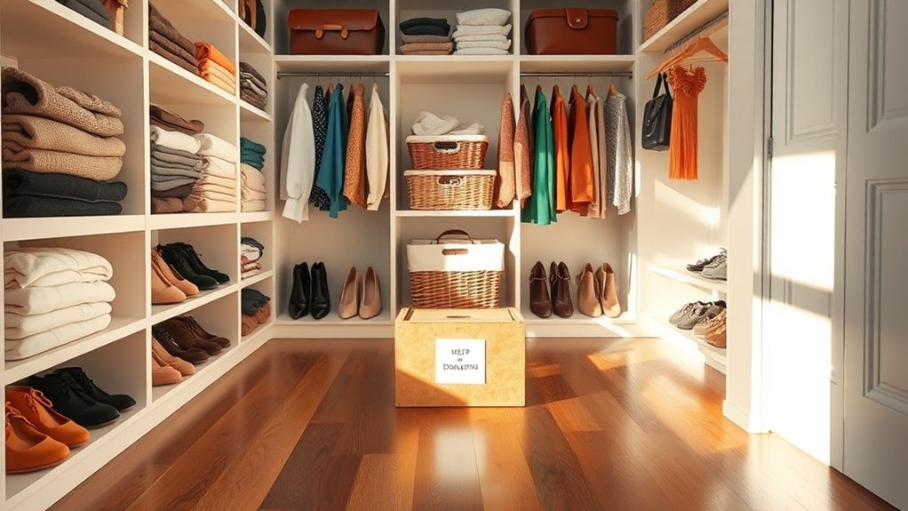 declutter decide donate maintain