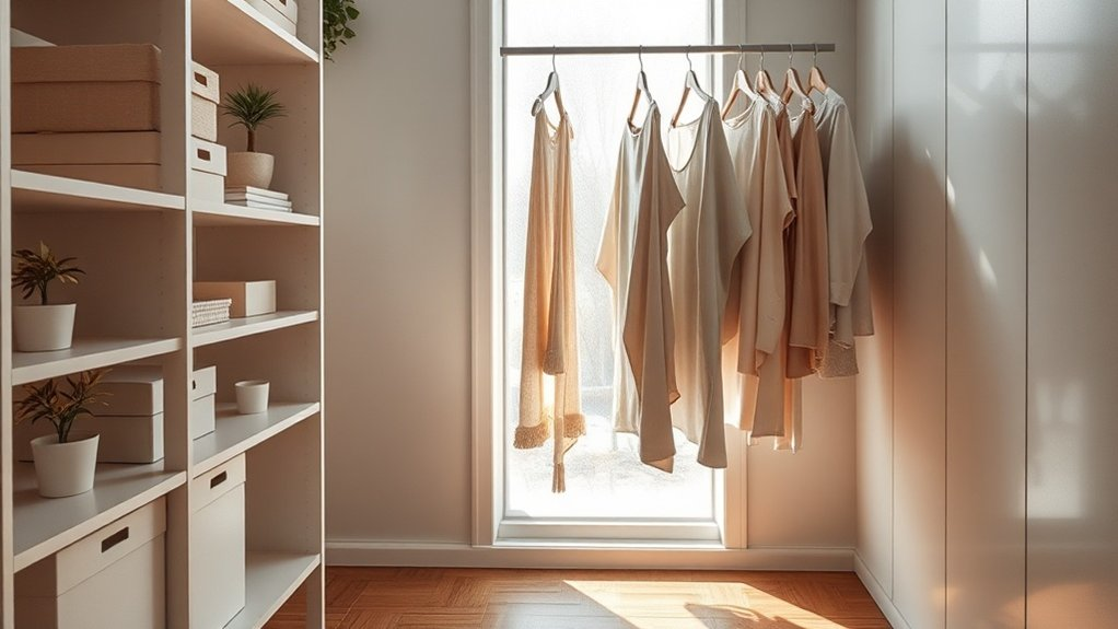 declutter for closet peace