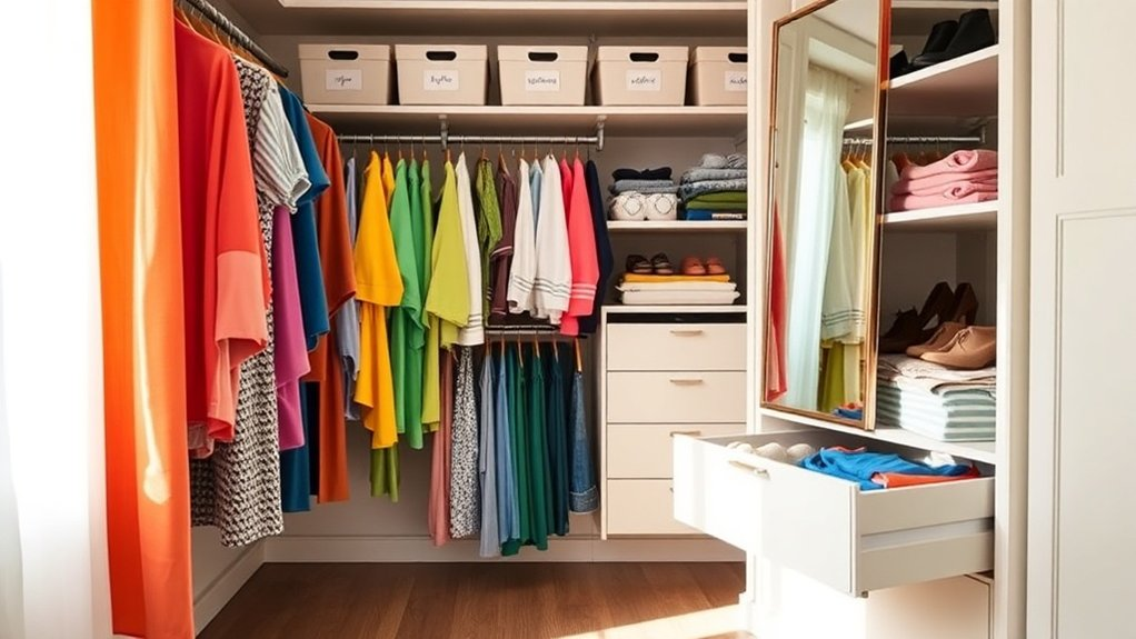 declutter your closet efficiently