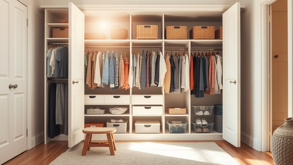 declutter your closet efficiently