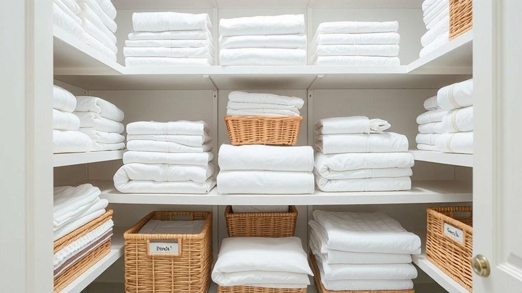 declutter your linen closet