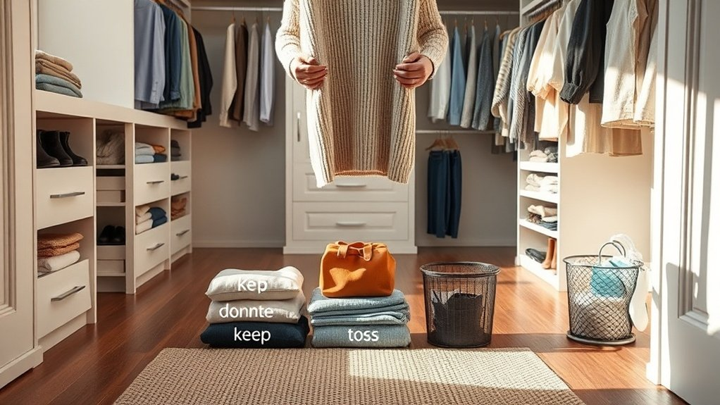 declutter your wardrobe efficiently