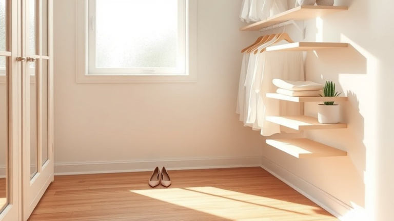 decluttered space newfound freedom