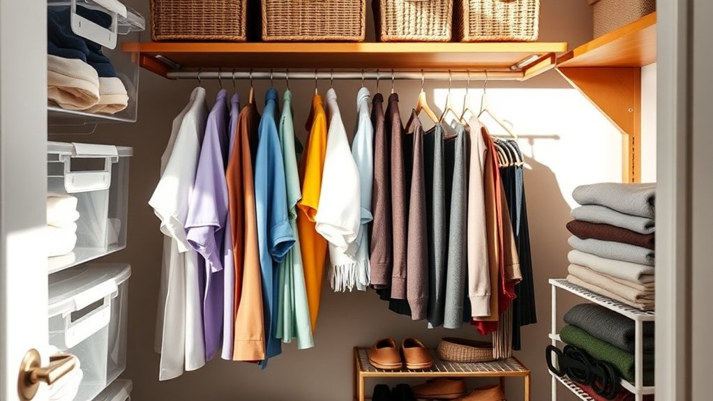 dollar store closet organization tips