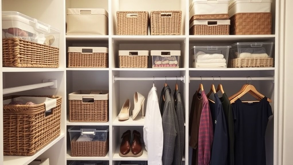durable stylish closet organization
