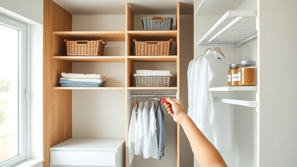 easy to install closet solutions