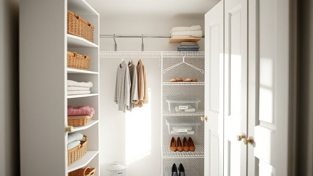 effective rental closet organization